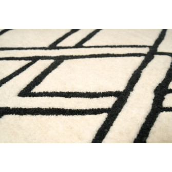 Alfombra BROOKLYN BLACK (Colección Hecha a Mano)